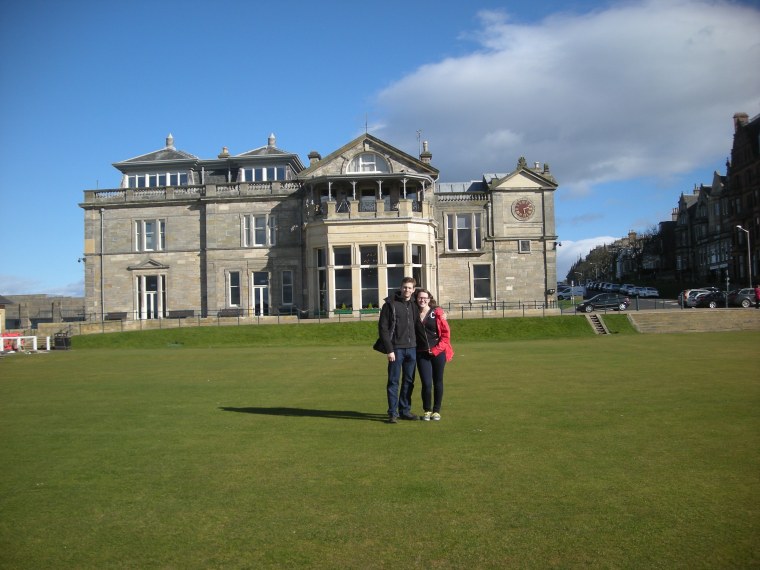 The old St. Andrews Clubhouse.